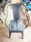 VINTAGE BLACK METAL CHAIR - PICK UP ONLY