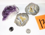 AMETHYST QUARTZ AND GEODE