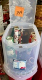 TALL PLASTIC WRAPPING PAPER CONTAINER - PICK UP ONLY