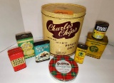 GROUP OF VINTAGE ADVERTISING TINS