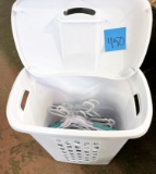 PLASTIC HAMPER WITH HANGERS - PICK UP ONLY