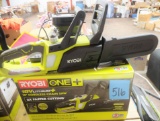 RYOBI BATTERY POWERED CHAINSAW - PICK UP ONLY