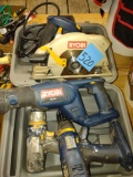 GROUP OF RYOBI TOOLS NO BATTERY - PICK UP ONLY