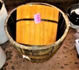 WOODEN FLOWER BARRELS - PICK UP ONLY