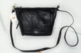 FOSSIL BLACK LEATHER PURSE - NEW WITH TAG