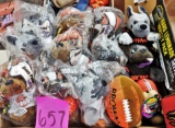CLEVELAND BROWNS PLUSH DOGS WITH MOST SEALED