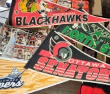 HOCKEY PENNANTS & CARDS - PICK UP ONLY