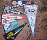 FOOTBALL PENNANTS - PICK UP ONLY