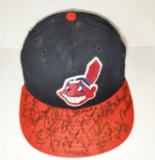 EARLY 1990'S CLEVELAND INDIANS AUTOGRAPHED TEAM HAT