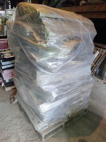 PALLET OF USED PLASTIC FOIL SIDED INSULATION - PICK UP ONLY