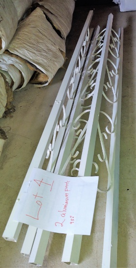 (2) 95" ALUMINUM POSTS - PICK UP ONLY