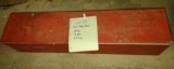 RED WOODEN TOOL BOX - PICK UP ONLY