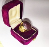ANTIQUE 10K GOLD RING (UNMARKED)