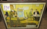 VINTAGE LITHOGRAPH - PICK UP ONLY