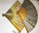 2 LADIES VINTAGE FANS