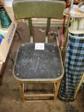 METAL INDUSTRIAL STOOL - PICK UP ONLY