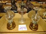 VINTAGE OIL LAMPS - PICK UP ONLY