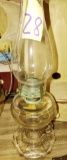 VINTAGE OIL LAMP WITH HEART BASE