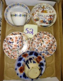 ANTIQUE CUPS AND SAUCERS