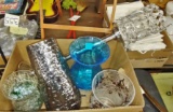 LARGE GLASS VASES ETC - PICK UP ONLY