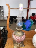 ANTIQUE OIL LAMP - PICK UP ONLY