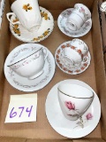 CUPS AND SAUCERS - PICK UP ONLY
