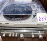 TECHNICS STEREO WITH TURNTABLE - PICK UP ONLY