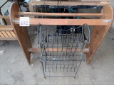 METAL AND WOODEN RACKS - PICK UP ONLY