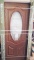 NEW DUVALL OAK PRE-FINISHED FIBERGLASS DOOR (LEFT HANDLE DASH INWARD SWING) PICK UP ONLY