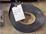 PARTIAL ROLL OF BLACK VINYL BASE BOARD - PICK UP ONLY