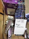 HINGES AND BUMPER PACKS - NEW IN PACKAGE - WILLING TO SHIP