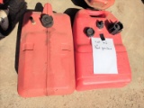 TWO PLASTIC BOAT GAS CANS- PICK UP ONLY