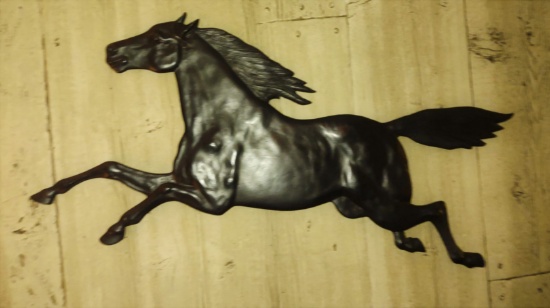 VINTAGE METAL GALLOPING HORSE - PICK UP ONLY