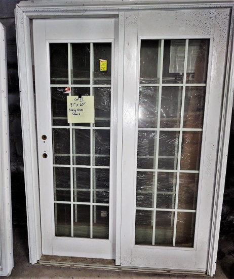 NEW SLIDING GLASS DOOR (81" X 60") - PICK UP ONLY