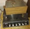 MONTGOMERY WARD STEREO with TURNTABLE & SPEAKER -  PICK UP ONLY