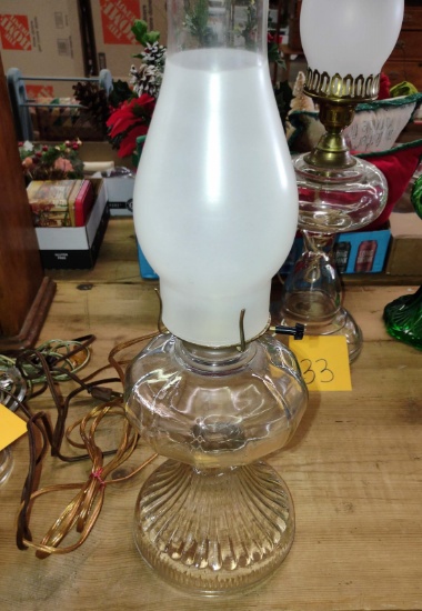 ELECTRIFIED OIL LAMP - PICK UP ONLY