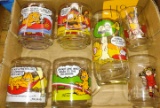 GARFIELD, PEANUTS, CABBAGE PATCH GLASSES - PICK UP ONLY