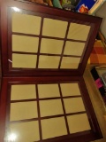 PAIR OF LARGE WOODEN PICTURE FRAMES - PICK UP ONLY