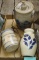 STONEWARE CROCKS with LAMP START - PICK UP ONLY