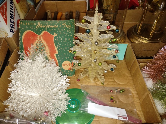 VINTAGE CHRISTMAS (One of the trees has no center post) -  PICK UP ONLY