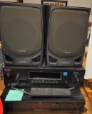 SONY STEREO, DISC. CHANGER with REMOTE & AIWA SPEAKERS - PICK UP ONLY