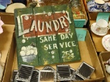 LAUNDRY SIGN & SMALL FRAMES - PICK UP ONLY
