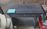 FARMHOUSE DECORATIVE STOOL - PICK UP ONLY