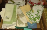 MISCELLANEOUS NAPKING & PLACEMATS - PICK UP ONLY