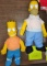 VINTAGE HOMER & BART SIMPSON DOLLS