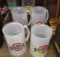 OHIO STATE PLASTIC FREEZER MUGS