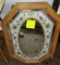 OAK FRAMED MIRROR - PICK UP ONLY