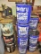 LARGE LOT OF HENRY COLD-AP ROOF CEMENT (GOOD SHAPE-ONLY 1 PARTIALLY USED) - PICK UP ONLY