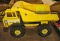 VINTAGE TONKA TURBO-DIESEL XMB-975 PRESSED STEEL DUMP TRUCK -  PICK UP ONLY