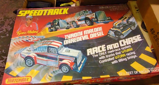VINTAGE MATCHOX SPEEDTRACK  RACE & CHASE"AS IS" (NOT COMPLETE) -  PICK UP ONLY